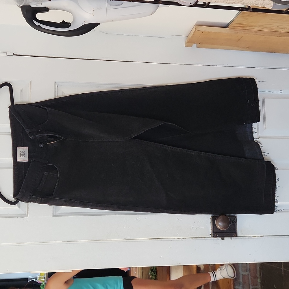 Black Denim skirt